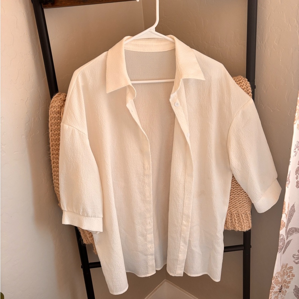 Classic White button down Shirt